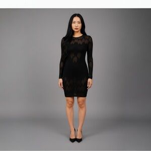 NWT Wolford Sheer W Patterned Dress